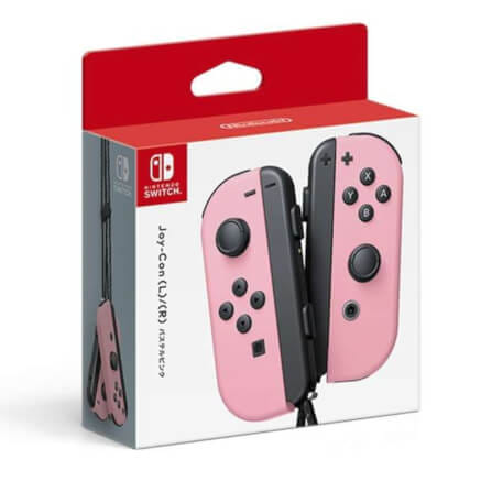  จอยเกมไร้สาย Nintendo Switch Joy Controller สีชมพูพาสเทล_1